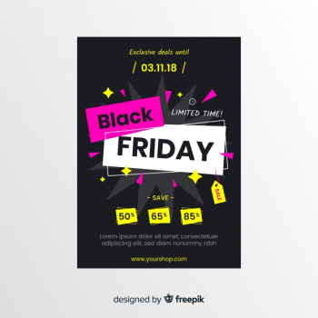 Black friday flyer Black friday flyer