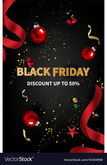 black friday sale banner for social promotion