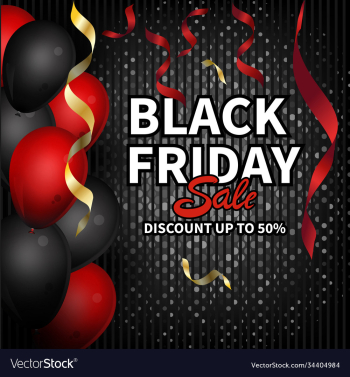 black friday sale banner for social promotion