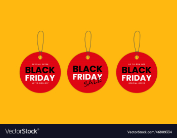 black friday sale label template