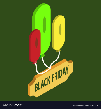 Black friday sale shopping poster seasonal vector image Black friday sale shopping poster seasonal vector image