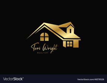 black gold real estate logo