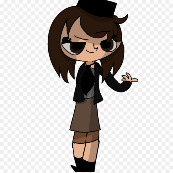 Black Hair, Brown Hair, Character, Cartoon, Animated Cartoon PNG