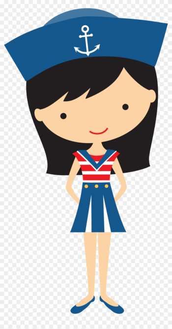 Black Haired Girl Sailor - Girl Sailor Clipart Black Haired Girl Sailor - Girl Sailor Clipart