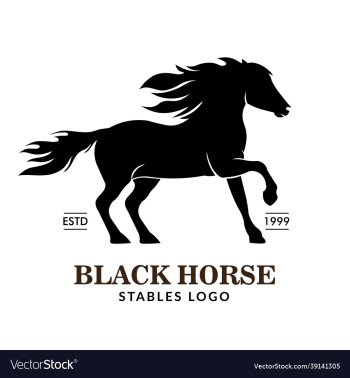 black horse logo design black horse logo design
