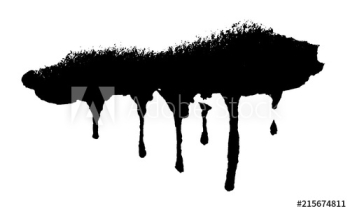 Black ink splash Black ink splash