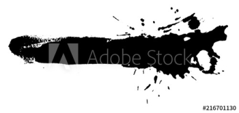 Black ink splash Black ink splash