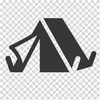 Black line art, Tent Computer Icons Camping, Tent Icon transparent background PNG clipart