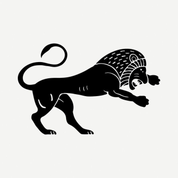 Black lion clipart illustration | Free PSD - rawpixel Black lion clipart illustration | Free PSD - rawpixel