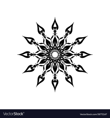 black mandala ornament black mandala ornament