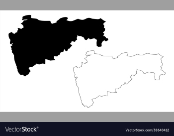 black map maharashtra