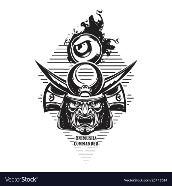 Black mask vector image Black mask vector image