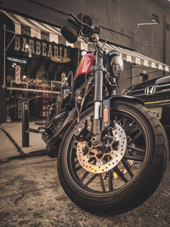 Black Motorcycle 