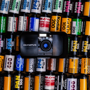 Black Olympus Camera Black Olympus Camera