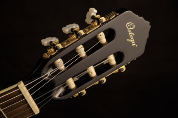 Black Ortega Guitar Headstock Black Ortega Guitar Headstock
