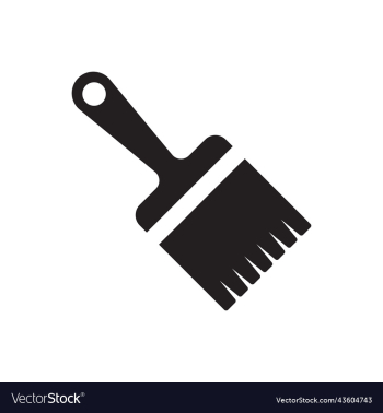 black paint brush solid icon black paint brush solid icon