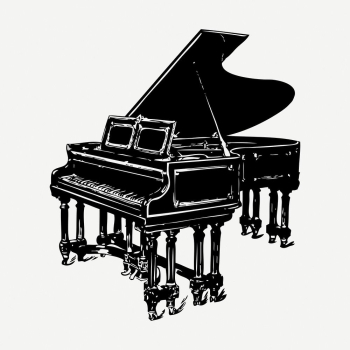 Black piano drawing clipart, music | Free PSD - rawpixel Black piano drawing clipart, music | Free PSD - rawpixel
