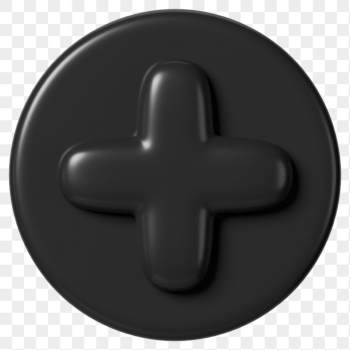 Black plus sign png 3D | Free PNG - rawpixel