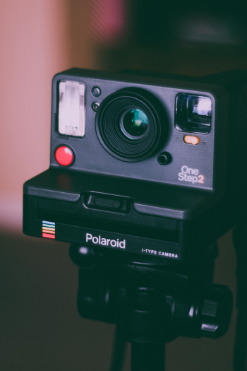 Black Polaroid Camera Black Polaroid Camera