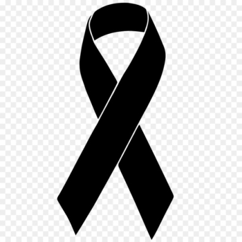 Black ribbon Awareness ribbon Mourning - ribbon Black ribbon Awareness ribbon Mourning - ribbon