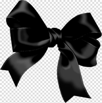 Black ribbon, Awareness ribbon Purple , black bow transparent background PNG clipart