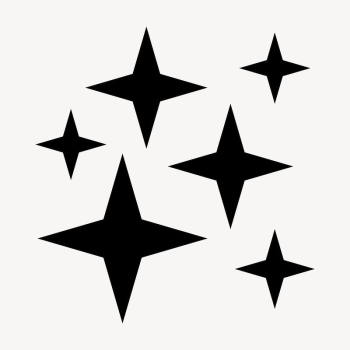 Black sparkle sticker, cute effect | Free PSD - rawpixel Black sparkle sticker, cute effect | Free PSD - rawpixel