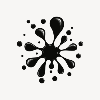 Black splash clipart, texture illustration. | Free Photo - rawpixel Black splash clipart, texture illustration. | Free Photo - rawpixel