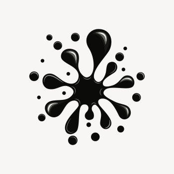 Black splash sticker, texture illustration | Free PSD - rawpixel Black splash sticker, texture illustration | Free PSD - rawpixel