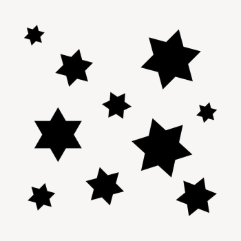 Black stars sticker, flat shape | Free PSD - rawpixel Black stars sticker, flat shape | Free PSD - rawpixel
