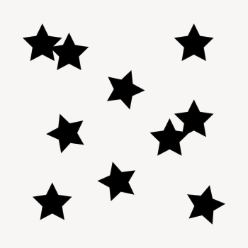 Black stars sticker, flat shape | Free PSD - rawpixel Black stars sticker, flat shape | Free PSD - rawpixel