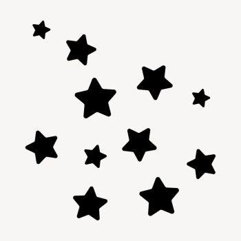 Black stars sticker, flat shape | Free PSD - rawpixel Black stars sticker, flat shape | Free PSD - rawpixel