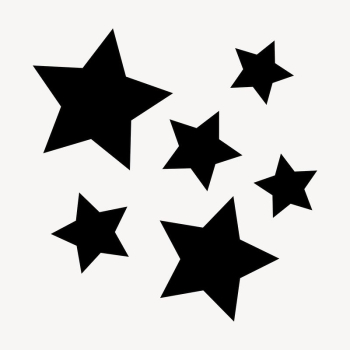Black stars sticker, flat shape | Free PSD - rawpixel Black stars sticker, flat shape | Free PSD - rawpixel
