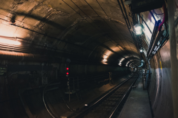 Black Train Rail Tunnel Black Train Rail Tunnel