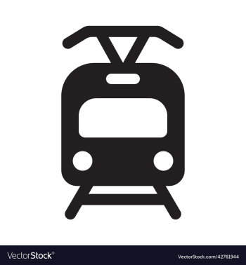 black tram icon black tram icon