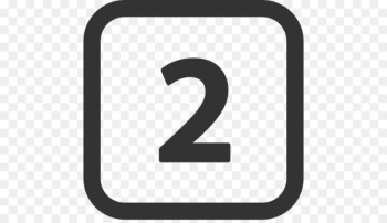 Black & White Computer Icons Download Button - Numbers 2 Icon 