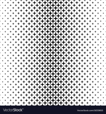 Black white star pattern - background graphic vector image