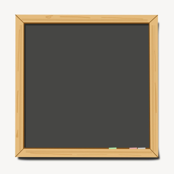 Blackboard clipart, stationery illustration vector. | Free Vector - rawpixel