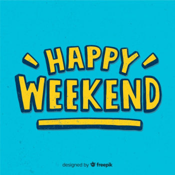 Blackboard effect weekend greeting Blackboard effect weekend greeting
