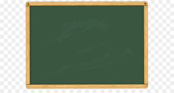 Blackboard Illustration - Green School Board PNG Clipart Image 