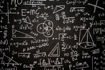 Blackboard inscribed with scientific formulas and calculations Free Photo Blackboard inscribed with scientific formulas and calculations Free Photo
