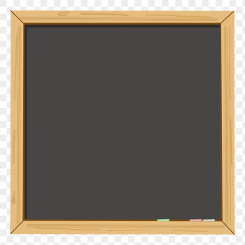 Blackboard png sticker, stationery illustration, | Free PNG - rawpixel