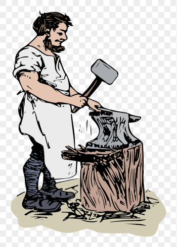 Blacksmith png sticker illustration, transparent | Free PNG - rawpixel Blacksmith png sticker illustration, transparent | Free PNG - rawpixel