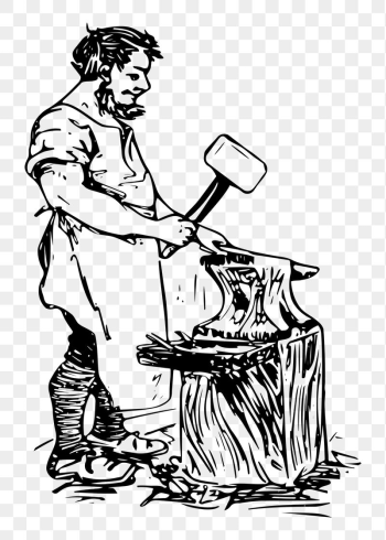 Blacksmith png sticker illustration, transparent | Free PNG - rawpixel Blacksmith png sticker illustration, transparent | Free PNG - rawpixel