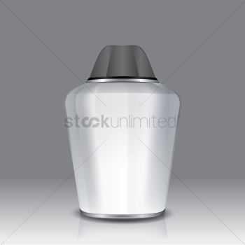 Blank cosmetic container Blank cosmetic container