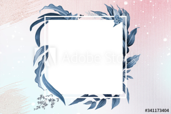Blank floral badge Blank floral badge