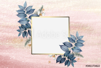 Blank floral badge Blank floral badge