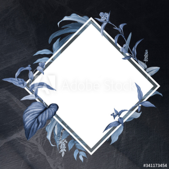 Blank floral badge Blank floral badge