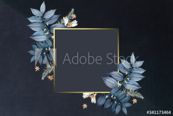 Blank floral badge Blank floral badge
