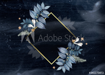 Blank floral badge Blank floral badge