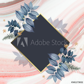 Blank floral badge Blank floral badge